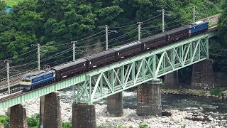 EF65 501 EF64 1053 上越線訓練 2018.7.4