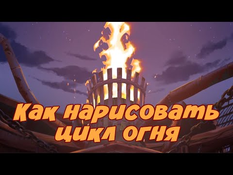 Как нарисовать анимацию огня