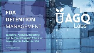 FDA Detention Management