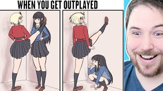 WHEN GIRLS OUTPLAY YOU - Funny Anime Memes