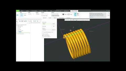 Video Tutorial | Double Torsion Spring Modelling | Creo