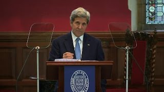 Secretary Kerry Speaks to the Oxford Union About Good Governance
