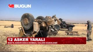 Muşta Askeri̇ Araca Bombali Saldiri 12 Yarali