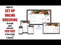 How to build a FREE online ordering app for your restaurant