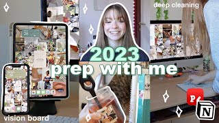 2023 RESET🌿| how to prepare for the new year (deep cleaning, goals, how to make a vision board, etc)