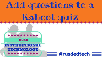 Add questions to a Kahoot quiz