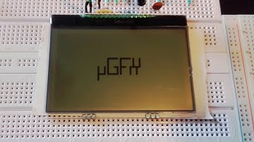 µGFX on UC1610 controller