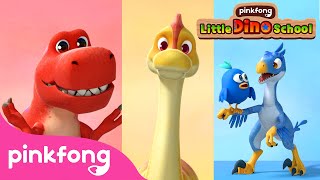 learn colors with dinosaurs where are you little dino school kids cartoon song pinkfong