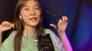 ASMR Thai Whispering and Random Triggers ดึกแล้วมีคนยังไม่นอนนนน