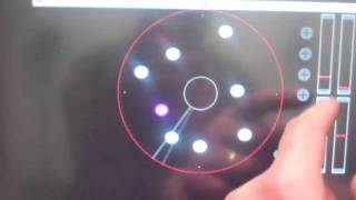 Touchscreen circle sequencer
