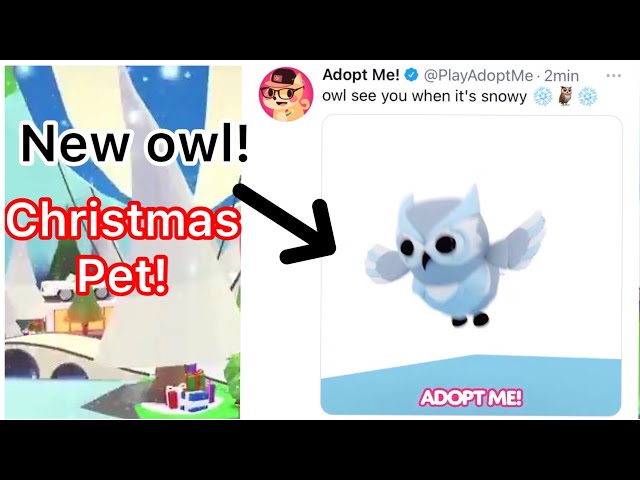 NEW* Snow Owl in Adopt Me LEAKED!!! NEW ADOPT ME PET LEAKED!! Snow Owl Adopt  Me!! Prezley 