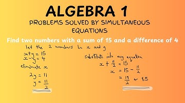 Simultaneous Equations Word Problems: A Step-by-Step Guide [Part 3]