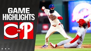 Reds vs. Phillies Game Highlights (4\/3\/24) | MLB Highlights