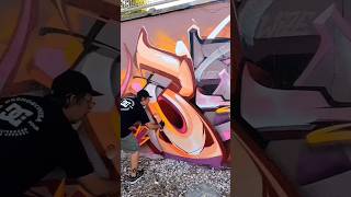EPIC GRAFFITI WILDSTYLE PIECE! 😧 #graffitiart #graffiti #shorts