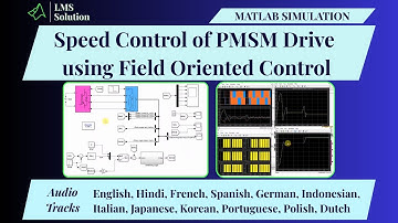 MATLAB Simulation of Speed Control of PMSM Drive using Field Oriented Control | FOC of PMSM Drive