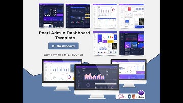 Bootstrap 4 Admin Dashboard Template WebApp – Pearl