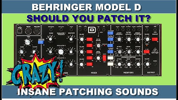 Behringer Model D Patching Demo