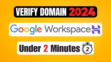 How To Verify Domain in Google Workspace 2024 (Step By Step Guide)