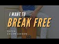 I want to break free  cajon grade 1 lesson  queen