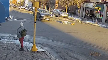 Video captures hit-and-run crash involving pedestrian in crosswalk