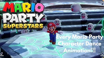 Mario Party Superstars - All Characters Dance Animation #mario