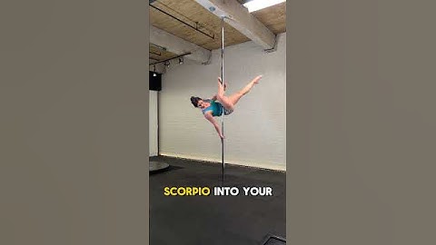 HIGH INTERMEDIATE POLE POLE COMBO ON A STATIC POLE 💪🔥#poledance #polefitness