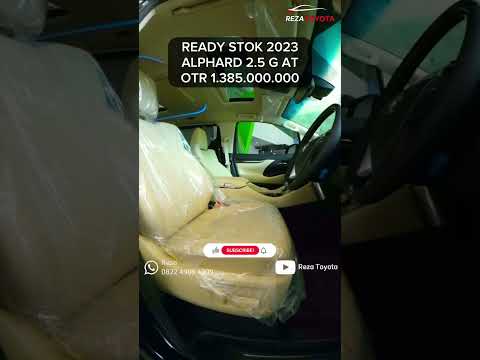 Alphard 2.5 G AT / Hitam / Ready Stok 2023 / Reza 0822 4909 4909 #alphard #alphard2023 #alphard2022