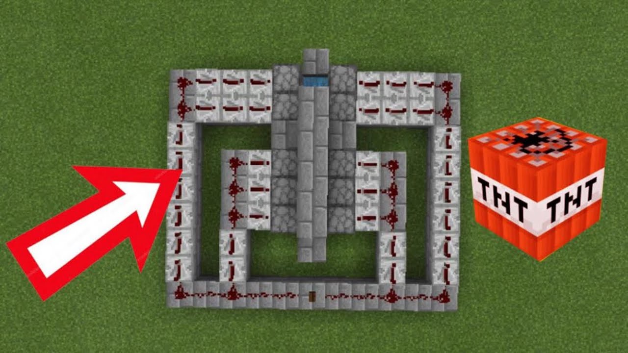 comment faire un canon à tnt dans Minecraft - YouTube
