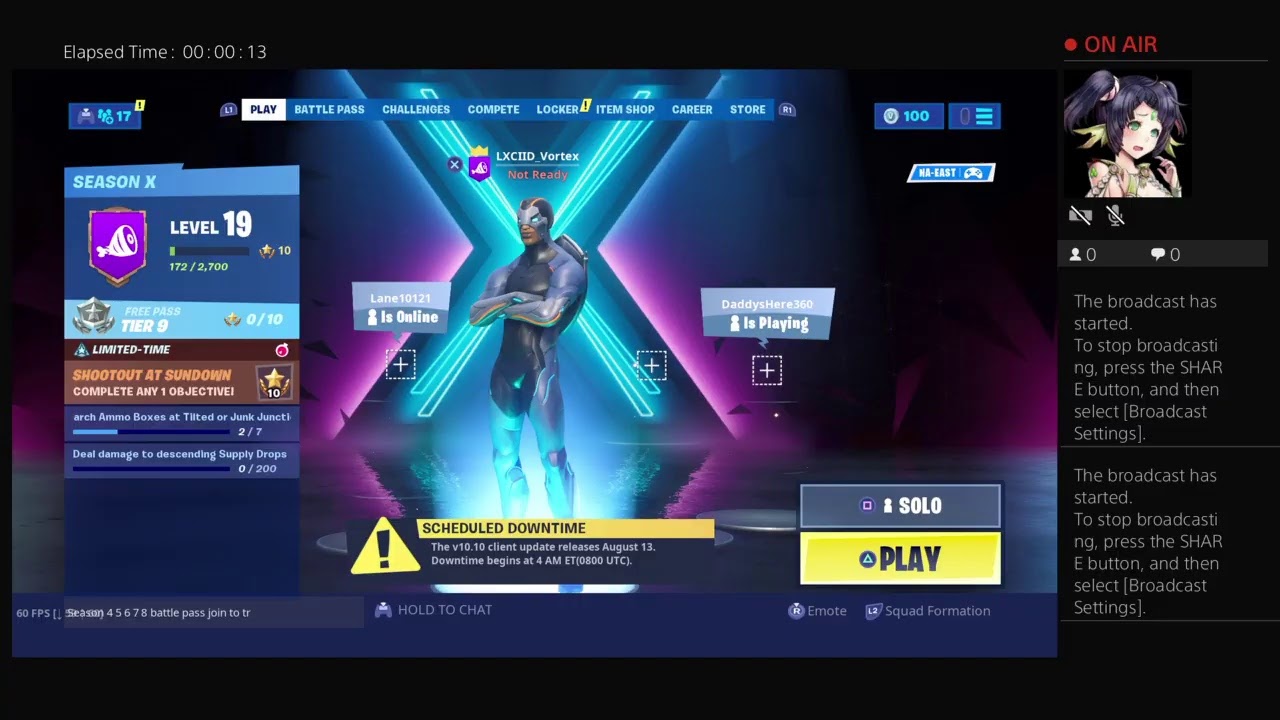 NA East Custom key code is lxcd