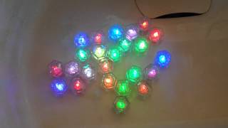 七色に光る！！クリスタルキャンドル24個