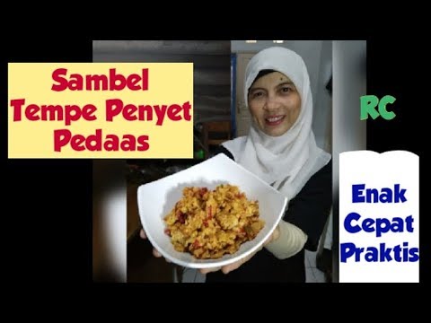 #07-resep-masakan---olahan-tempe-|-cara-membuat-sambal-tempe-penyet-enak-pedas-nikmat-cepat-praktis