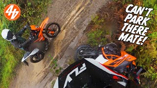 KTM 390 Adventure in Wales with Chris Northover