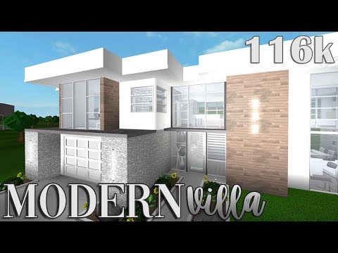 Bloxburg Modern Villa 116k Youtube