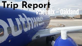 TRIP REPORT | Southwest Airlines Boeing 737 - 700 Economy | Phoenix - Oakland