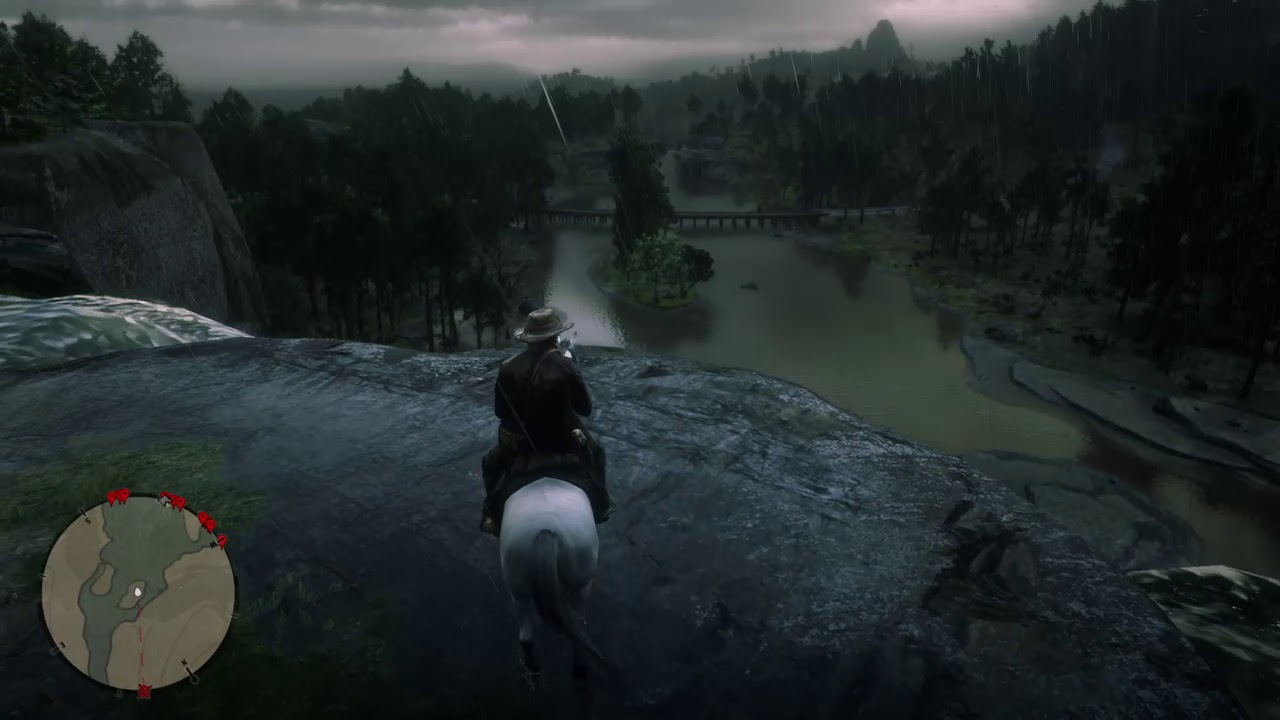 Red Dead Redemption 2 Above Brandywine Falls Weird YouTube