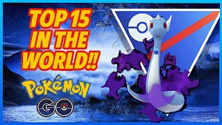 картинка: Я ВОШЁЛ В ТОП-15 МИРА С WRAP SHADOW DRAGONAIR!! | POKÉMON GO BATTLE LEAGUE