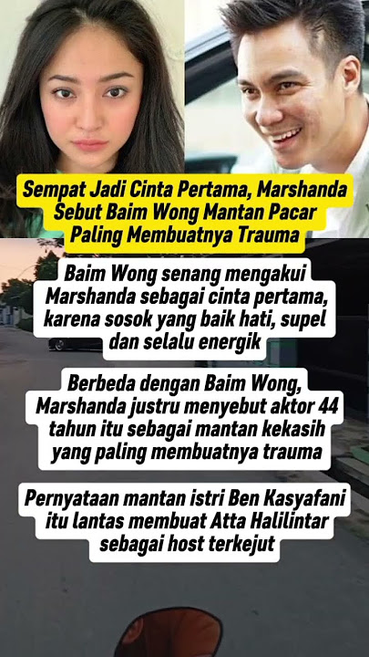 Marshanda Sebut Baim Wong Mantan Pacar Paling Membuatnya Trauma