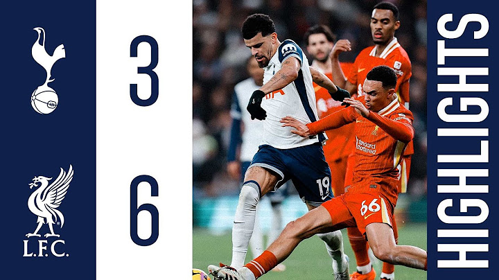 Tottenham Hotspur 3-6 Liverpool | Premier League Highlights