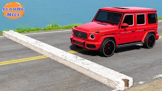 Cars vs Ledge - BeamNG.drive screenshot 1