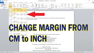 How to Change Margin from cm to inches in Microsoft Word screenshot 5