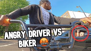 ANGRY DRIVER VS BIKER!