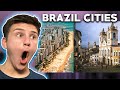 Brazil - The Best Cities ! |🇬🇧UK Reaction