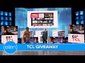 Ellen and tWitch Surprise the Audience with Brand New TCL Android TVs!