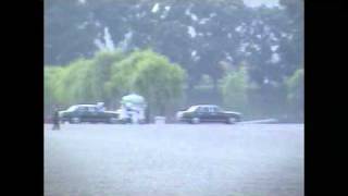 Emperor and Empress of Japan entering the Tokyo Imperial Palace