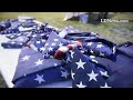 Flag retirement ceremony at Kochenderfer Church honored military personal, fireman, EMS, and law enf