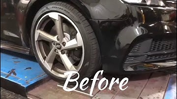 Audi S3 reverse camera installation and customizations