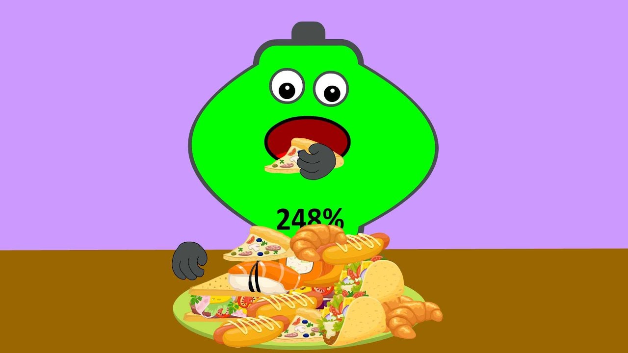 Don't Eat Too Much | Asmr Mukbang Animation | Battery Overcharging ...