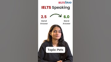 IELTS Speaking Part 1 Answers (Band 6 Vs Band 2.5) | Topic : Pets