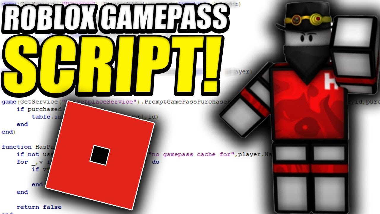 Roblox Gamepass Script 