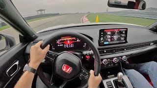 2023 Honda Civic Type R - POV Track Review (+R vs. Pedal Dance)